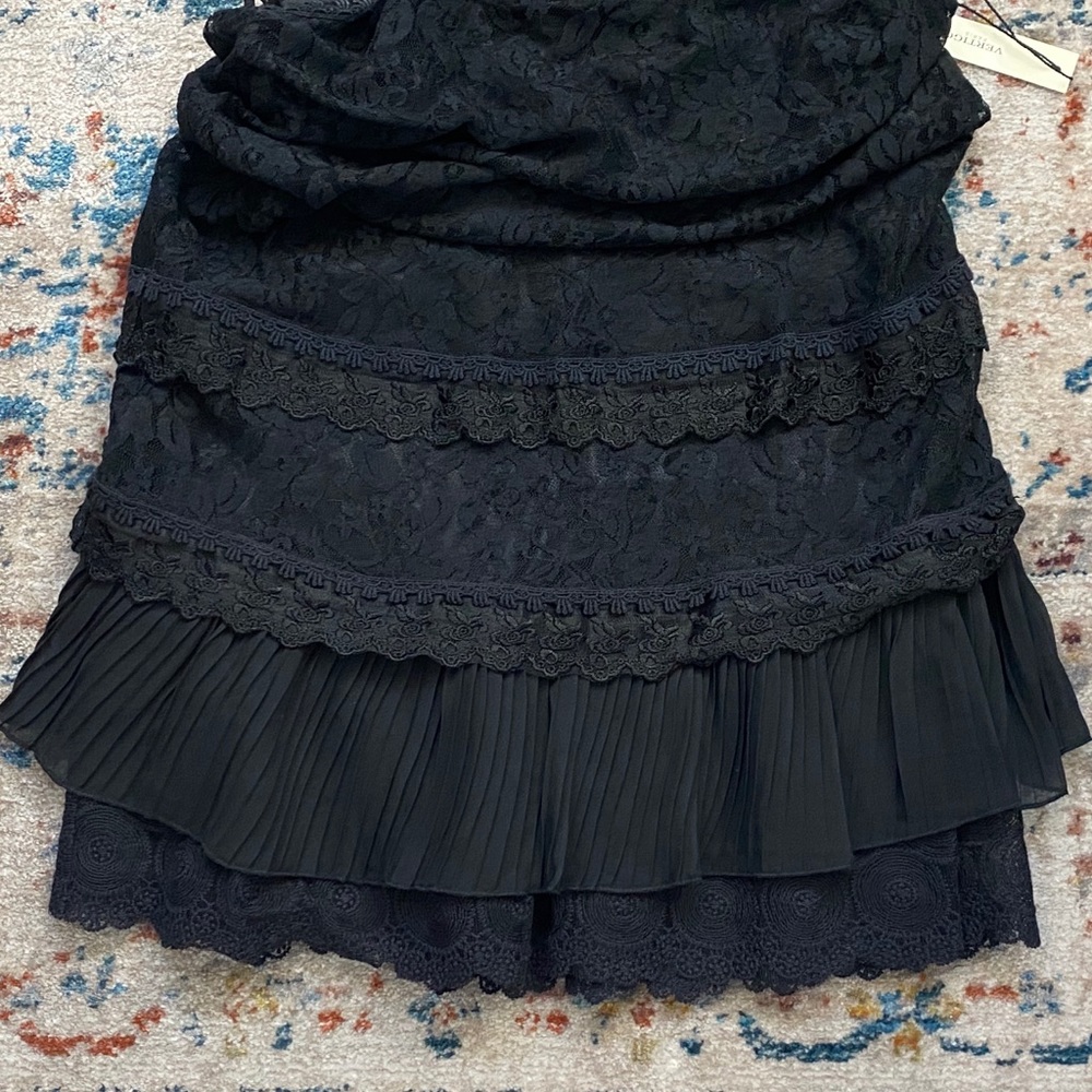 Vertigo Paris Black Lace Dress {Flapper Vibe} RARE - Picture 8 of 11